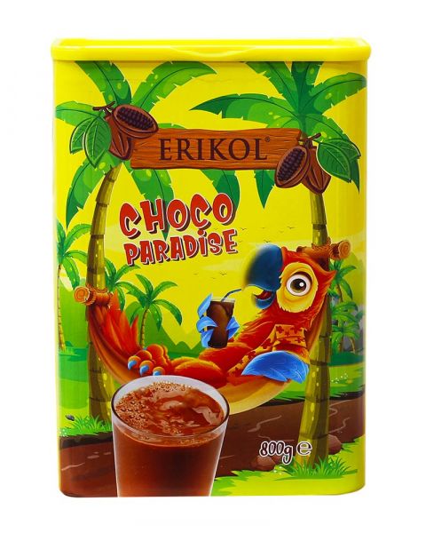 Гарячий шоколад Erikol Choco Paradise, 800 г банка