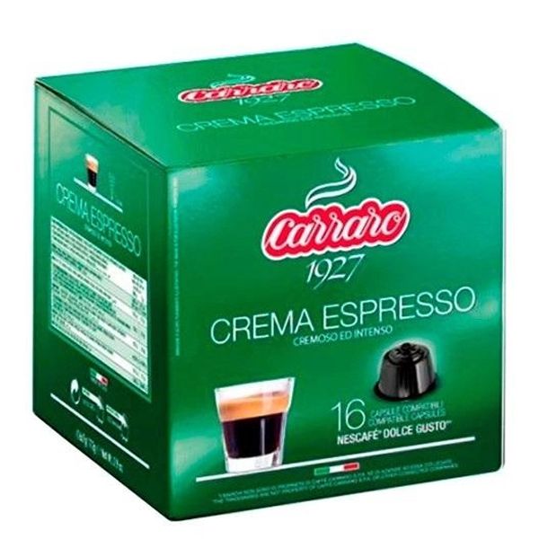 Кава в капсулах DG Carraro Crema Espresso 7 г х 16 шт.