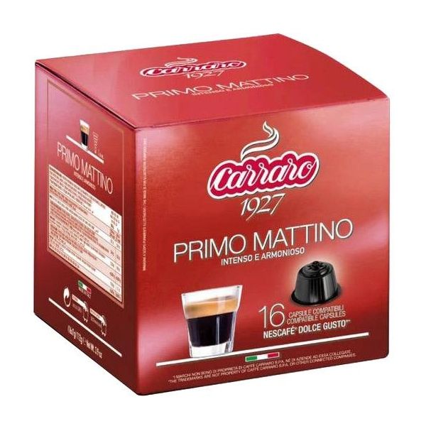 Кава в капсулах DG Carraro Primo Mattino 7 г х 16 шт.