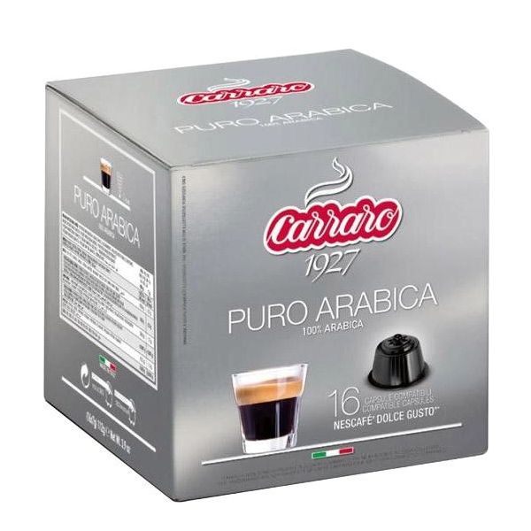 Кава в капсулах DG Carraro Puro Arabica 7 г х 16 шт.
