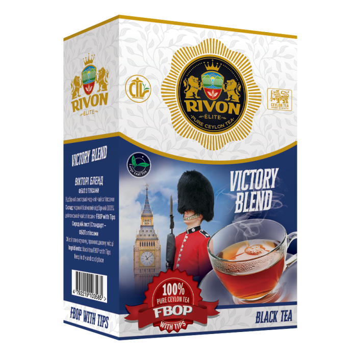 Чорний чай Rivon Спеціал Vicrory Blend | ФБОП з тіпсами