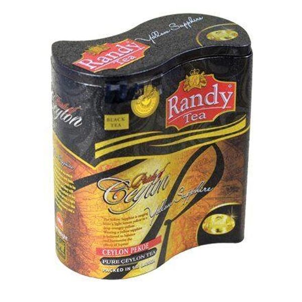 Чай чорний Randy Tea Сапфір жовтий жерстяна банка 100 г