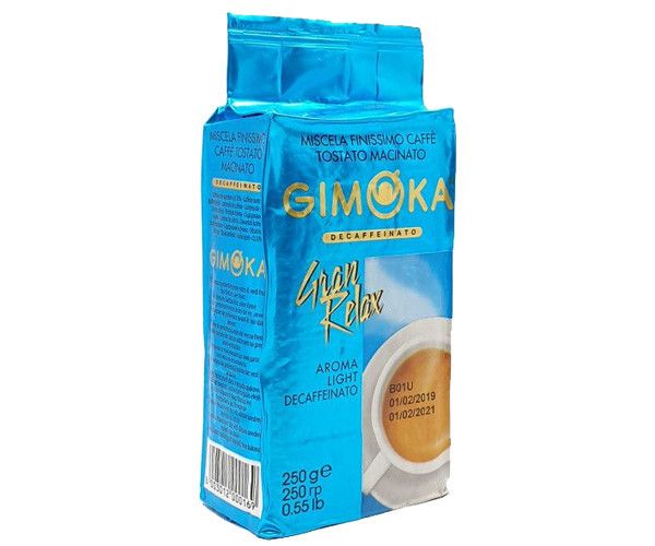 Кава без кофеїну Gimoka Gran Relax мелена 250 г