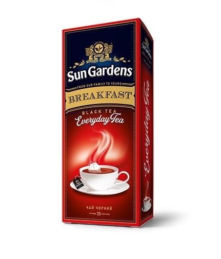 Чай чорний Sun Gardens Every Day 25 пакетиків по 2 г