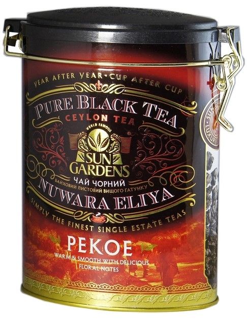 Чай чорний Sun Gardens Nuwara Eliva Pekoe 100г жерстяна банка