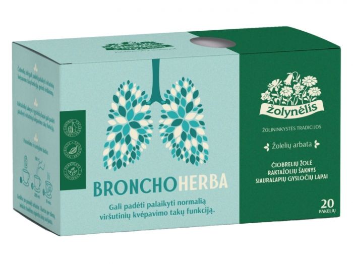 Чай трав’яний Zolynelis Bronchoherba (30 г, 20 пакетиків)