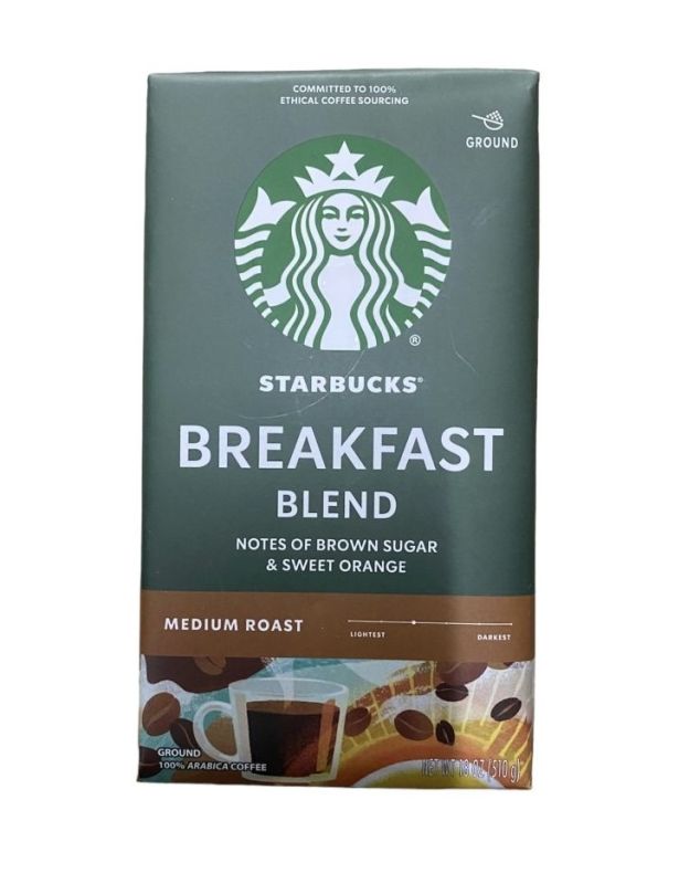 Кава мелена Starbucks Breakfast Blend 510 г