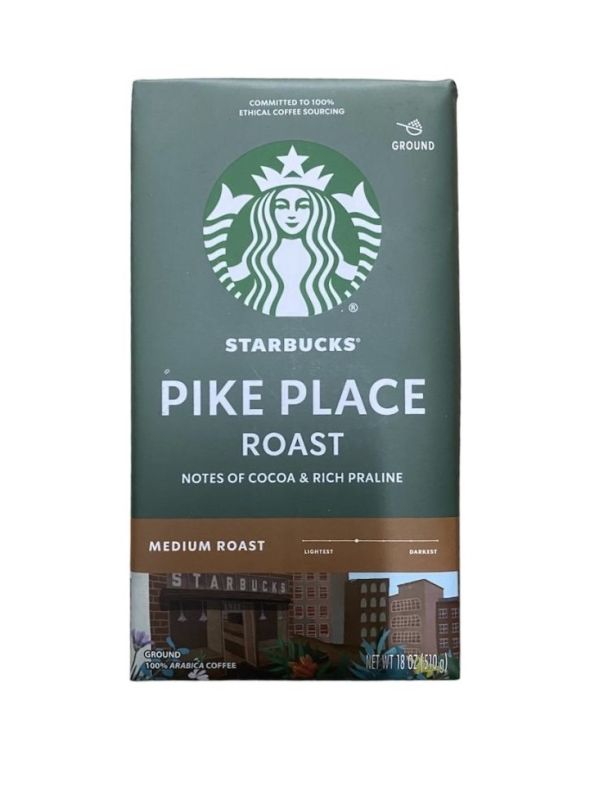 Кава мелена Starbucks Pike Place Roast 510 г